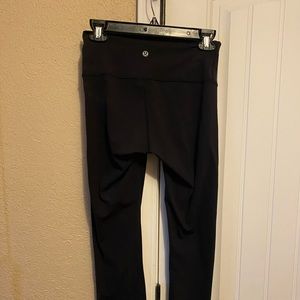 Black lululemon leggings size 6. Women’s